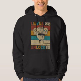 Niveau 88 onvergrendelde 88e verjaardag 88-jarige  hoodie