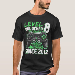 Niveau 8 Geweldige 2012-videogame 8th Birth T-shirt