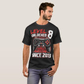 Niveau 8 Geweldige 2013-videogame 8th Birth T-shirt (Voorkant volledig)