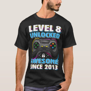Niveau 8 Geweldige 2013-videogame 8th Birth T-shirt