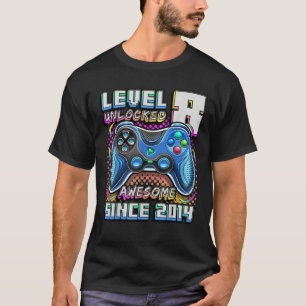 Niveau 8 Geweldige 2014-videogame 8th Birth T-shirt