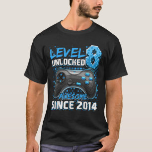 Niveau 8 Geweldige 2014-videogame 8th Birth T-shirt