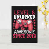 Niveau 8 niet-vergrendeld Geweldige sinds 2013 Kaart (Gele Bloem)