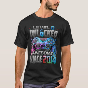 Niveau 8 niet-vergrendeld Geweldige sinds 2014 8e T-shirt