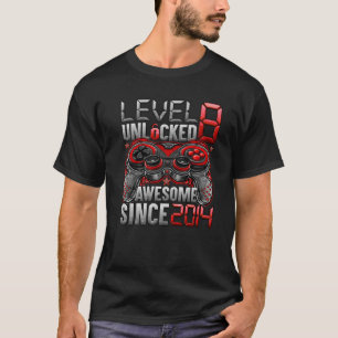 Niveau 8 niet-vergrendeld Geweldige sinds 2014 8e T-shirt