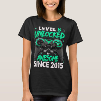 Niveau 8 niet-vergrendeld Geweldige sinds 2015 8e  T-shirt