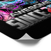 Niveau 8 ontgrendeld Geweldige sinds 2014 videospe Poster (Hoek)