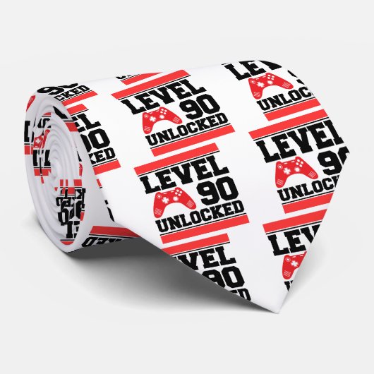 Niveau 90 geopend stropdas (Opgerold)