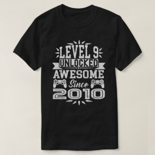 Niveau 9 Geopende Geweldige sinds de 9de T-shirt