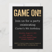 Niveau 9 Gepersonaliseerd 9e verjaardag Kaart (Achterkant)