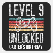 Niveau 9 Gepersonaliseerd 9e verjaardag