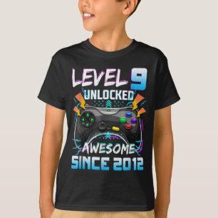 Niveau 9 Geweldige 2012-videospel zonder vergrende T-shirt