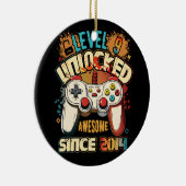 Niveau 9 niet-vergrendeld Geweldige sinds 2014 9e  Keramisch Ornament (Rechts)