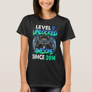 Niveau 9 niet-vergrendeld Geweldige sinds 2014 9e  T-shirt