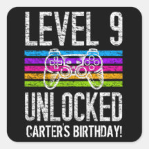 Niveau 9 onvergrendelde 9e verjaardag persoonlijke