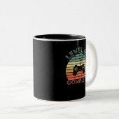 Niveau 9 volledige retro negende verjaardag tweekleurige koffiemok (Voorkant rechts)