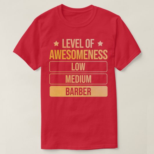 NIVEAU AWESTIES BARBER T-SHIRT (Design voorkant)