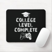 Niveau Compleet Grappig Video Gamer Afstuderen Muismat (Met muis)