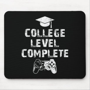 Niveau Compleet  Grappig Video Gamer Afstuderen Muismat