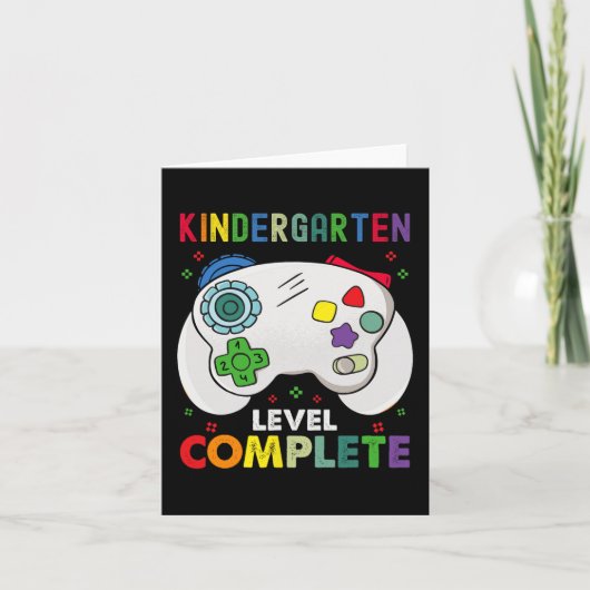 niveau compleet laatste dag van school Afstuderen Kaart (Voorkant)