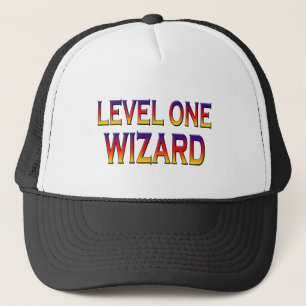 Niveau één wizard trucker pet