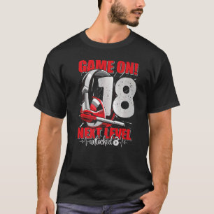 Niveau geopend 18e verjaardag 18 jaar Jongen Girl  T-shirt