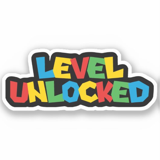 Niveau geopend sticker (Voorkant)