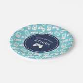 Niveau | Gepersonaliseerde verjaardag Papieren Bordje (Gekanteld)