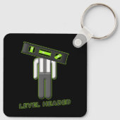 Niveau - Hoofd Sleutelhanger (Achterkant)