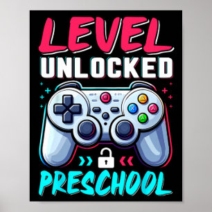 Niveau kleuterschool ontgrendeld terug naar school poster