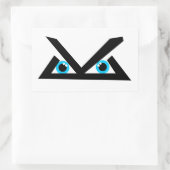 Niveau Logo Rechthoekige Sticker (Tas)