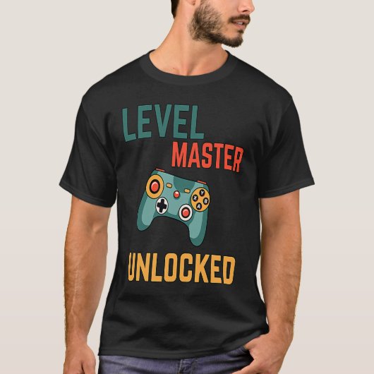 Niveau master ontgrendelt een gamma voor elitespel t-shirt (Voorkant)