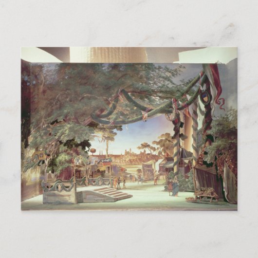 Niveau model opera "Die Meistersinger" Briefkaart (Voorkant)
