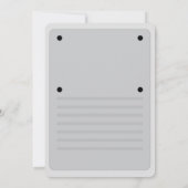 Niveau omhoog! Afdrukbare Video Game Party Uitnodi Kaart (Achterkant)