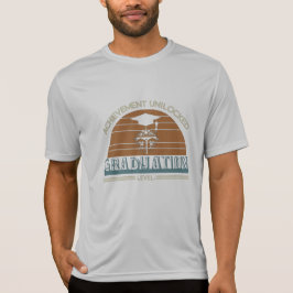 Niveau omhoog: Afstuderen Achievement Unlocked T-s T-shirt