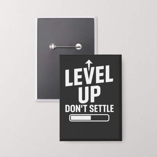 Niveau omhoog, ga niet zitten button (Voorkant / Achterkant)