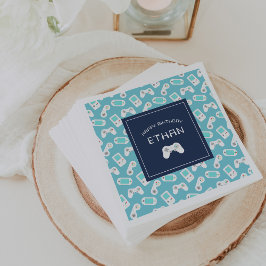 Niveau omhoog | Gamer thema Gepersonaliseerde verj Servet