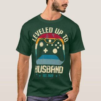 Niveau Omhoog Naar Echtgenoot Est 2022 Nieuw T-shirt