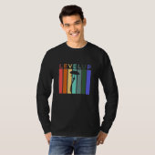 niveau omhoog paddenstoel t-shirt (Voorkant volledig)
