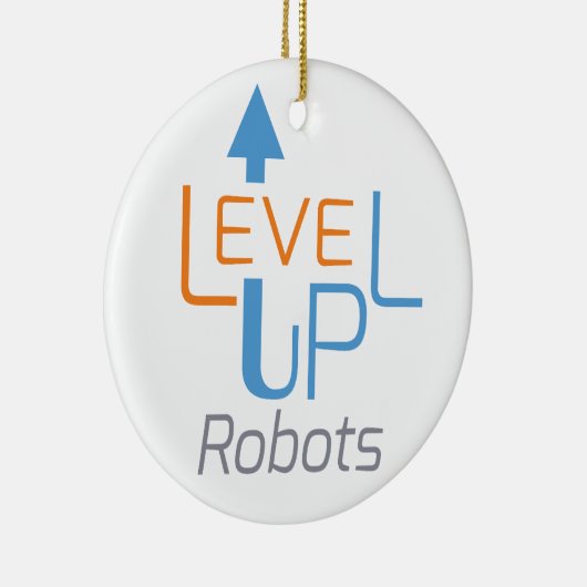 Niveau Omhoog Robots Kerstmis ornament (Rechts)