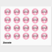 Niveau Omhoog Roze Vertrouwen Motivatie Sticker (Vel)