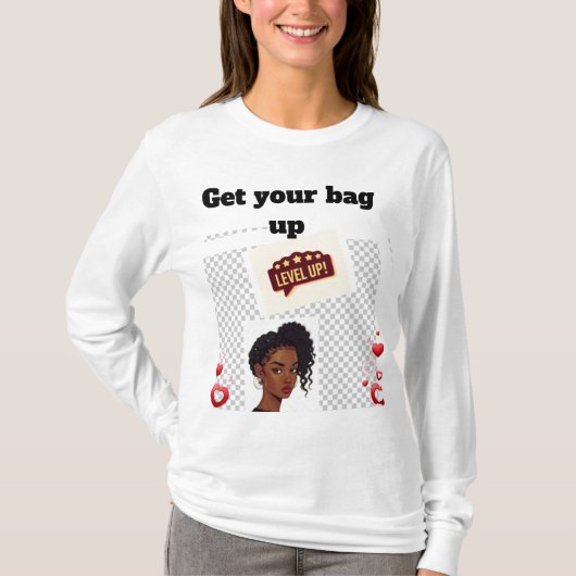 Niveau omhoog T-shirt (Voorkant)