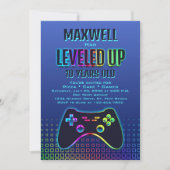 Niveau Omhoog Video Game Controller Verjaardag Kaart (Voorkant)