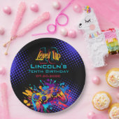 Niveau Omhoog Video Game Controller Verjaardag Papieren Bordje (Feest)