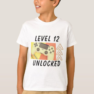 Niveau Ontgrendeld Verjaardag  Gamer T-shirt voor 