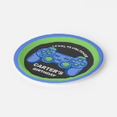 Niveau onvergrendelde Birthday Gamer op maat Papieren Bordje (Gekanteld)