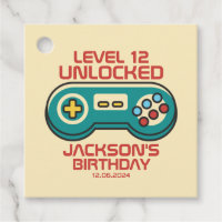Niveau onvergrendelde Retro Gamer Boy Teen Birthda