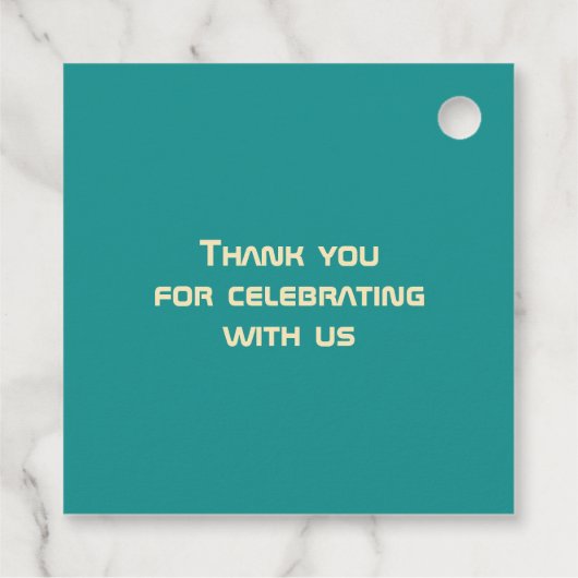 Niveau onvergrendelde Retro Gamer Boy Teen Birthda Bedankjes Labels (Achterkant)