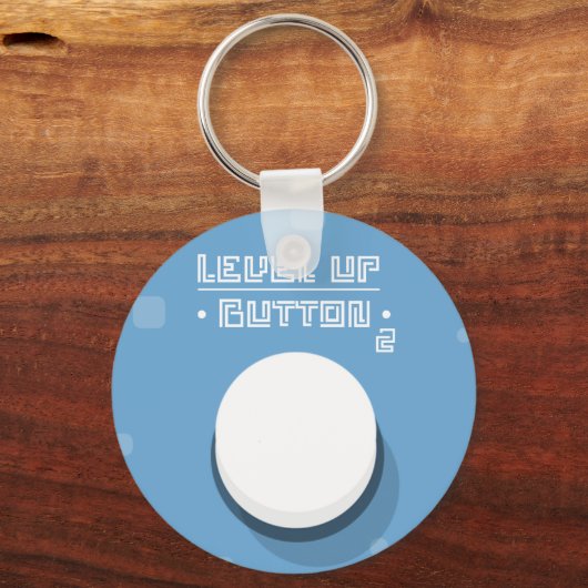 Niveau op Button 2 Sleutelhanger (Voorkant)