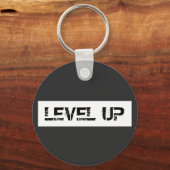 Niveau op Inspirerend/Motivatie Gezegde Sleutelhanger (Voorkant)